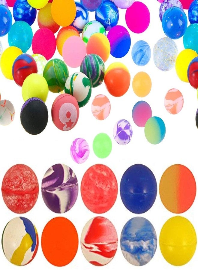Promote Trader Crazy Bouncy Jumping Balls Mini Crazy Balls Set of 36 (27 mm) Birthday Return Gift Indoor Outdoor Games for Kids - Multi Color - Image 1